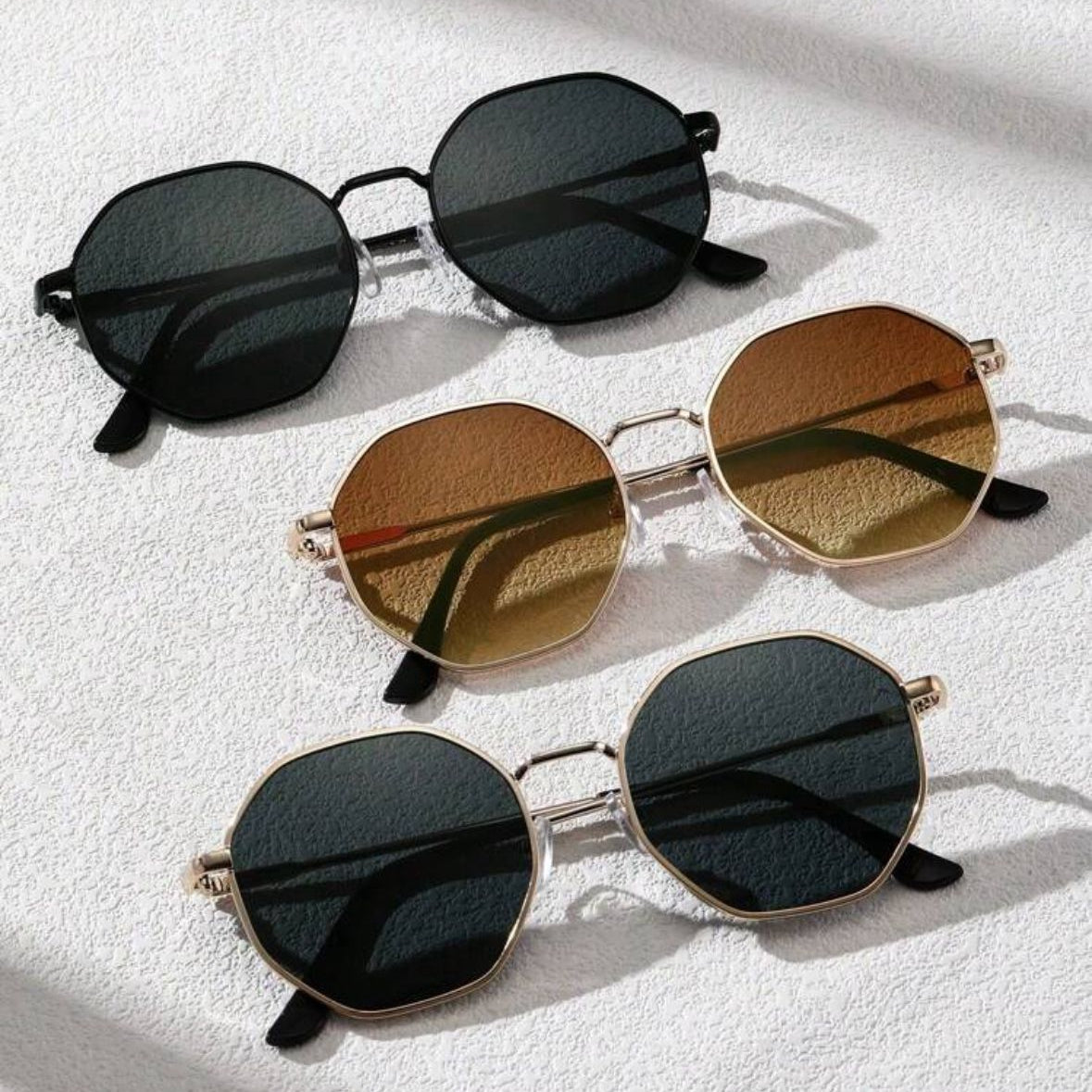 😍Lentes de sol Hexagonales de Moda🔥