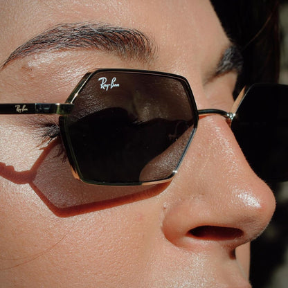 Lentes De Sol Octagonales 🎁Caja+Estuche+Paño 🎁